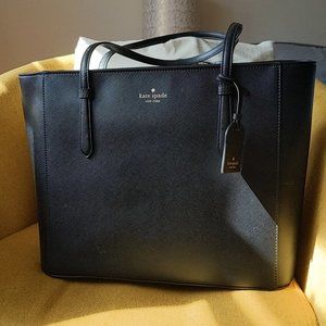 kate spade, Schuyler medium tote - black